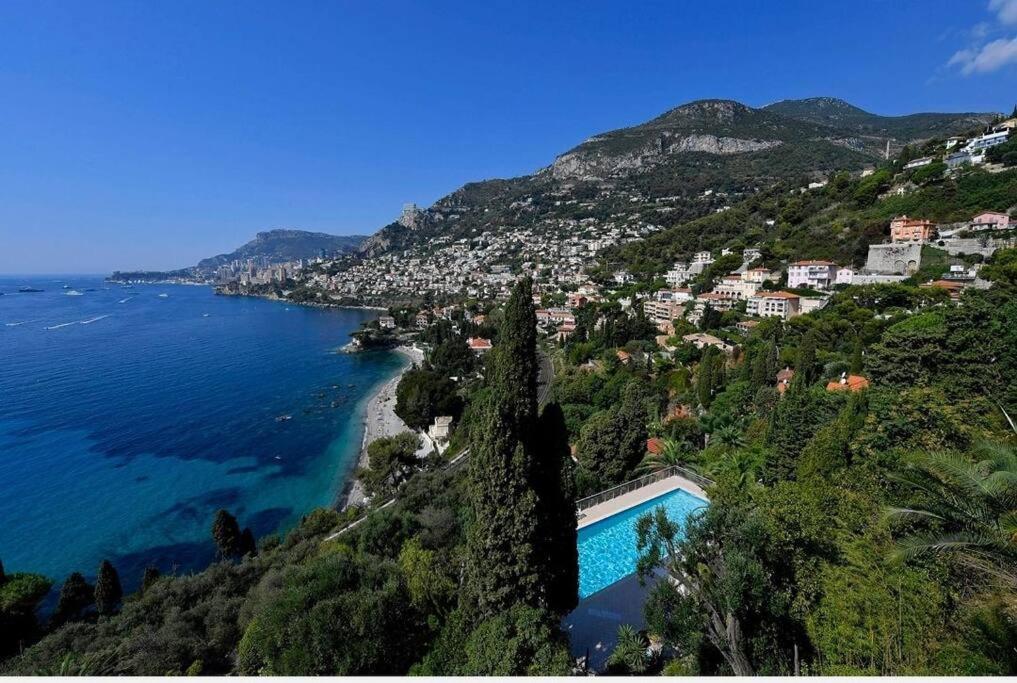 Grand Bleu, Appartamento Vista Mare E Monaco 로퀴에브륀캡마르탱 외부 사진